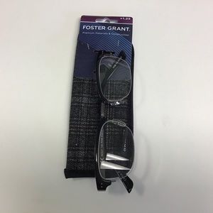 Foster Grant Men’s Reading Glasses with Case